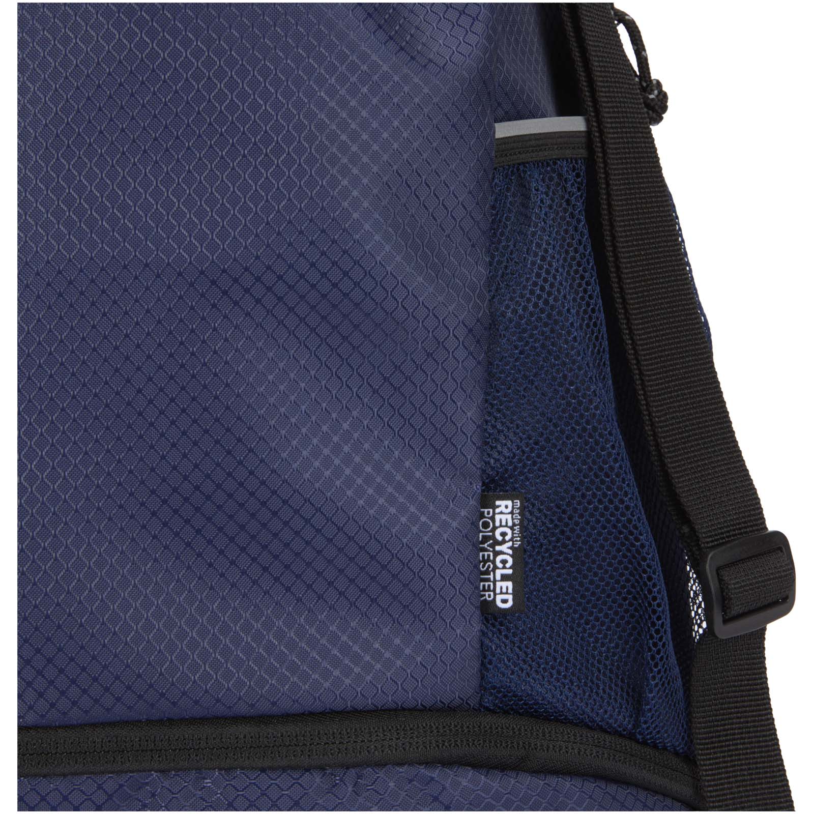 GRS recycled sports drawstring bag with bottom compartment 18L