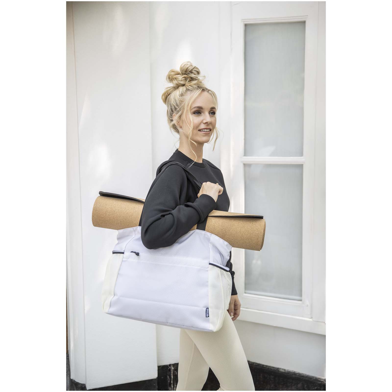 GRS recycled yoga tote bag 18L