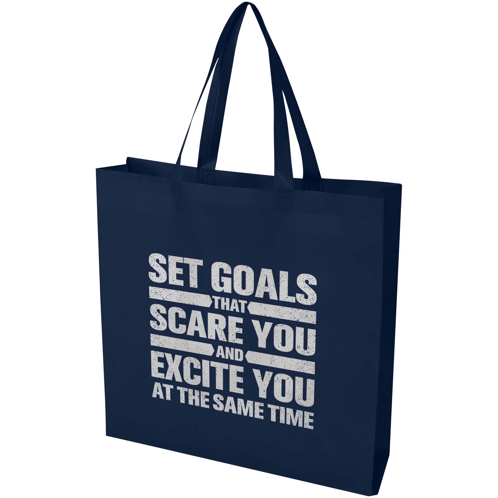 EcoSeal GRS recycled nonwoven gusset tote bag 12L