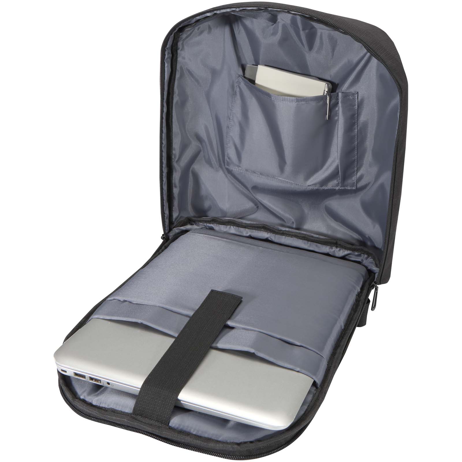 Luma 15″ GRS recycled anti-theft laptop backpack 10L
