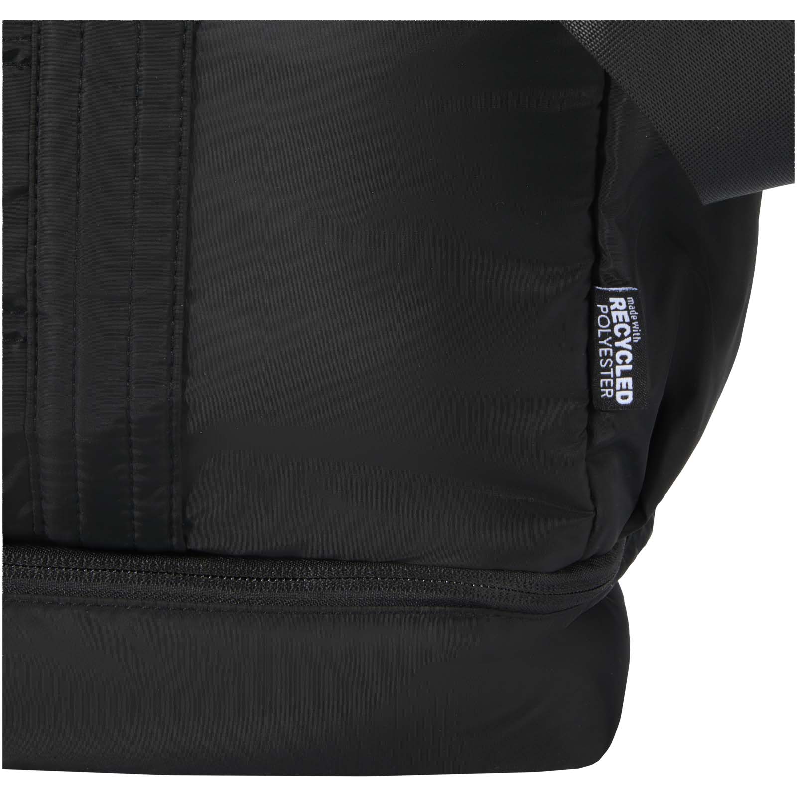 Puffer GRS recycled duffel bag with insulated bottom 30L