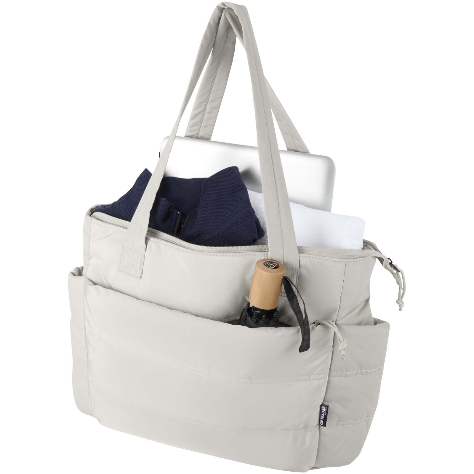Puffer 15.6″ GRS recycled laptop tote bag 18L
