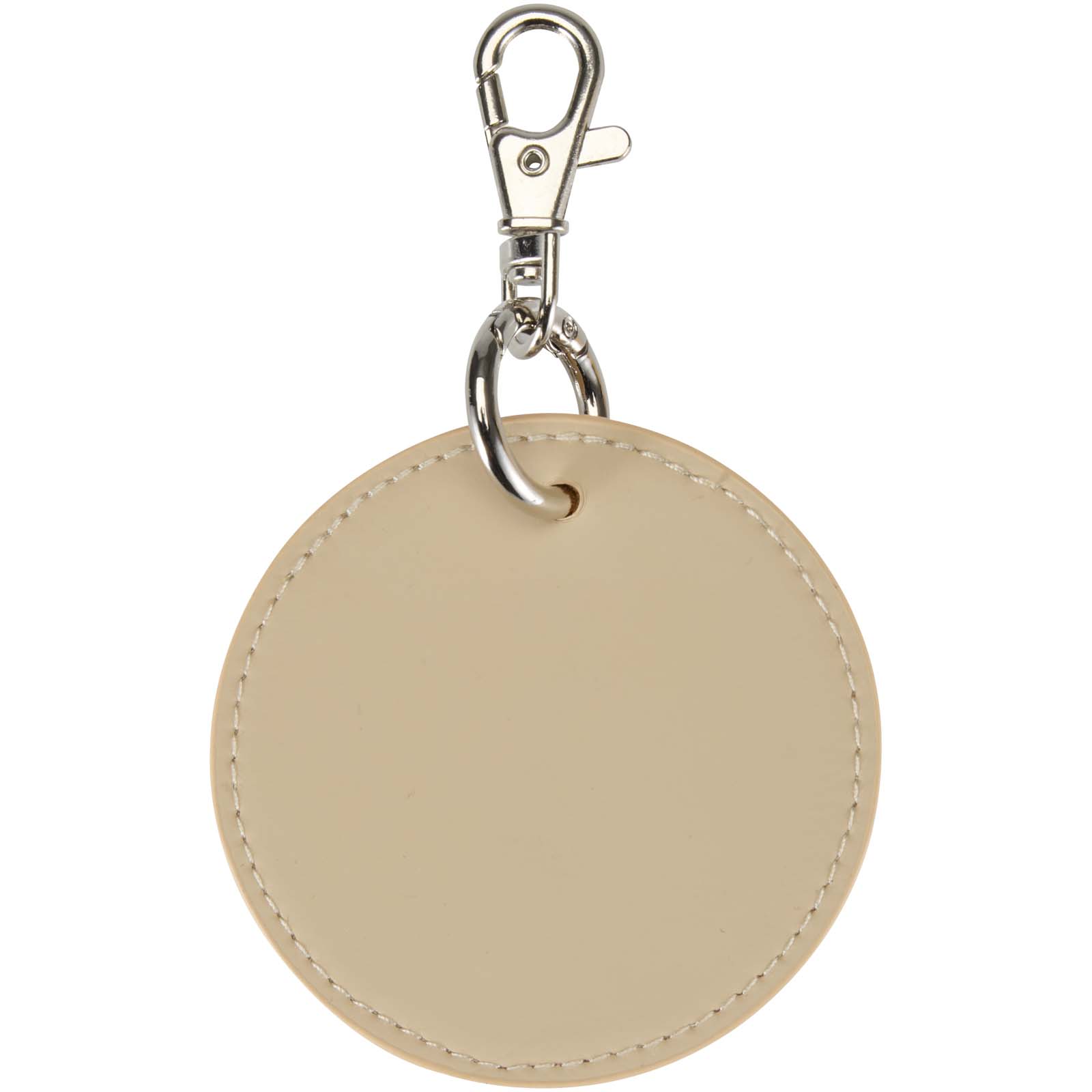 Resi Plus GRS recycled round charm keychain