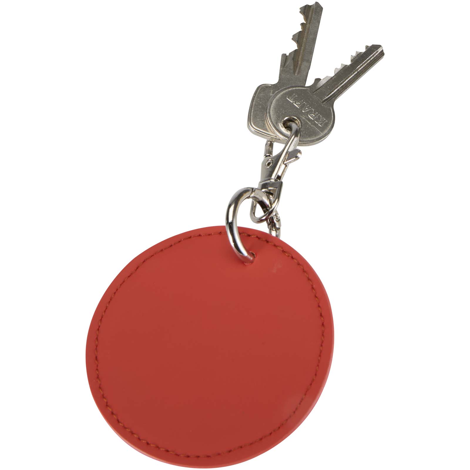 Resi Plus GRS recycled round charm keychain