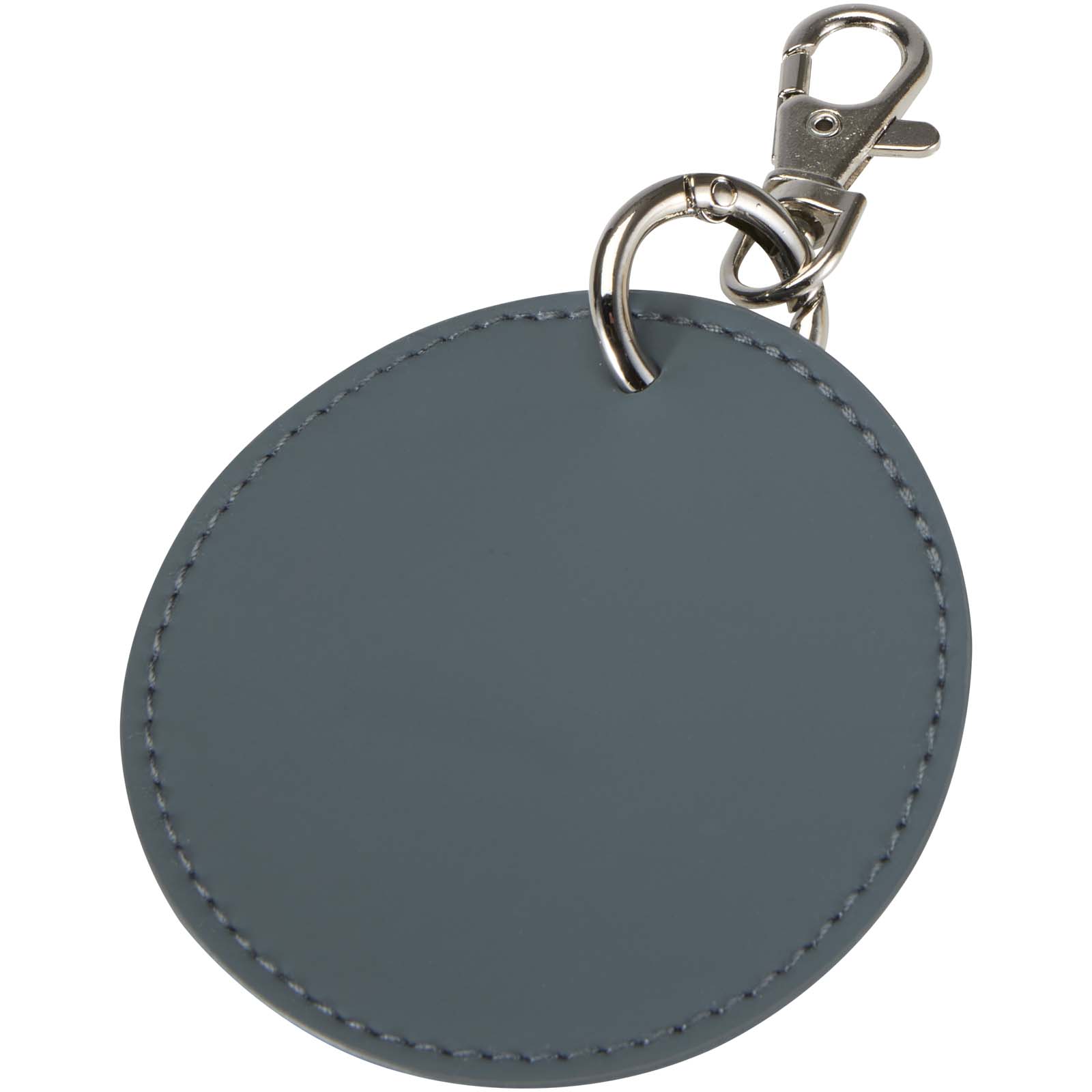 Resi Plus GRS recycled round charm keychain