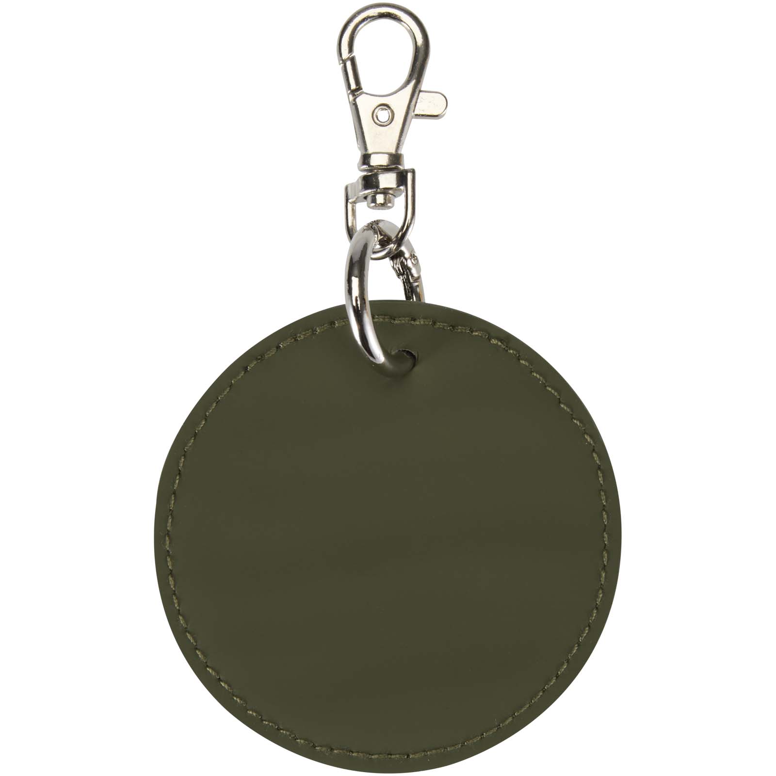 Resi Plus GRS recycled round charm keychain
