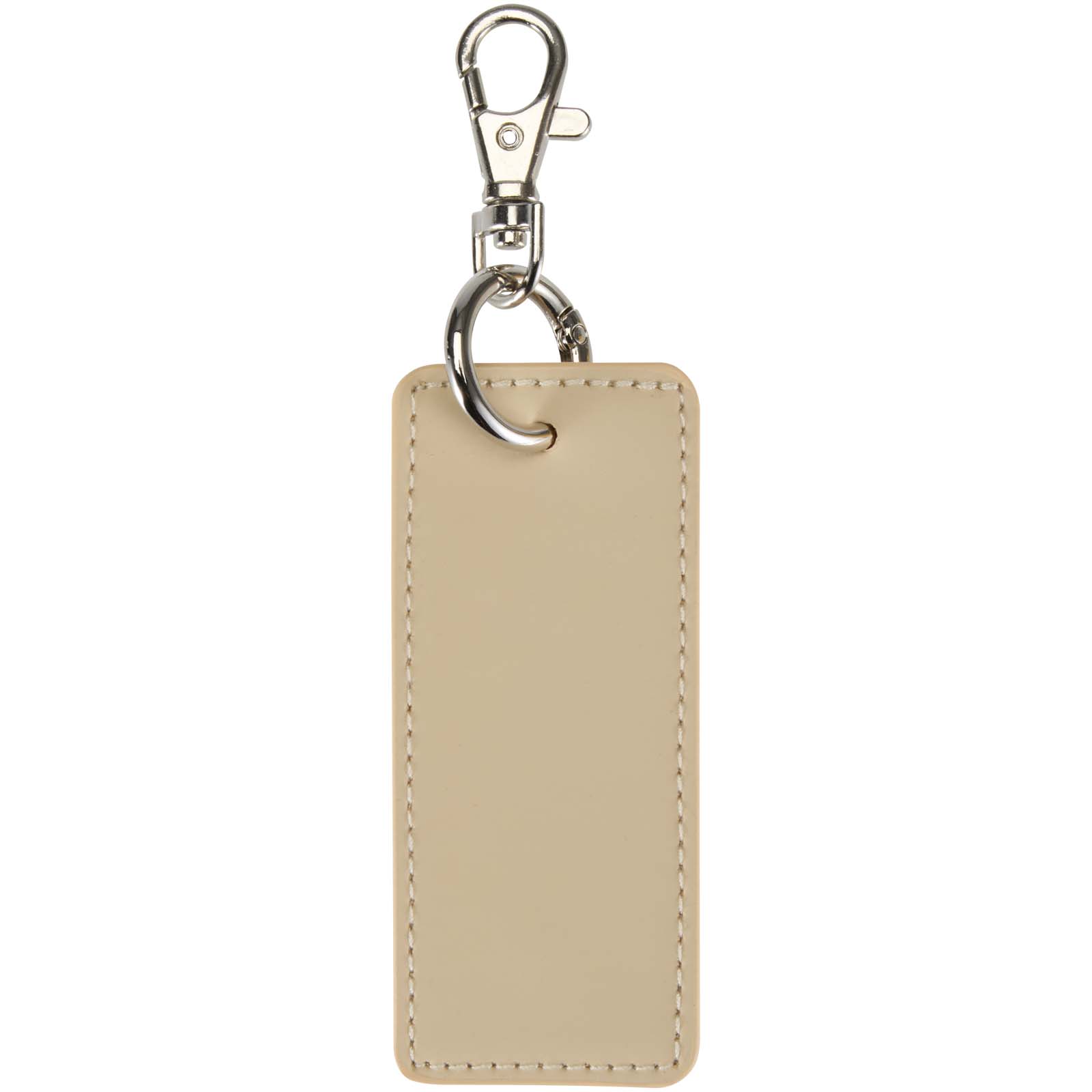 Resi Plus GRS recycled rectangle charm keychain