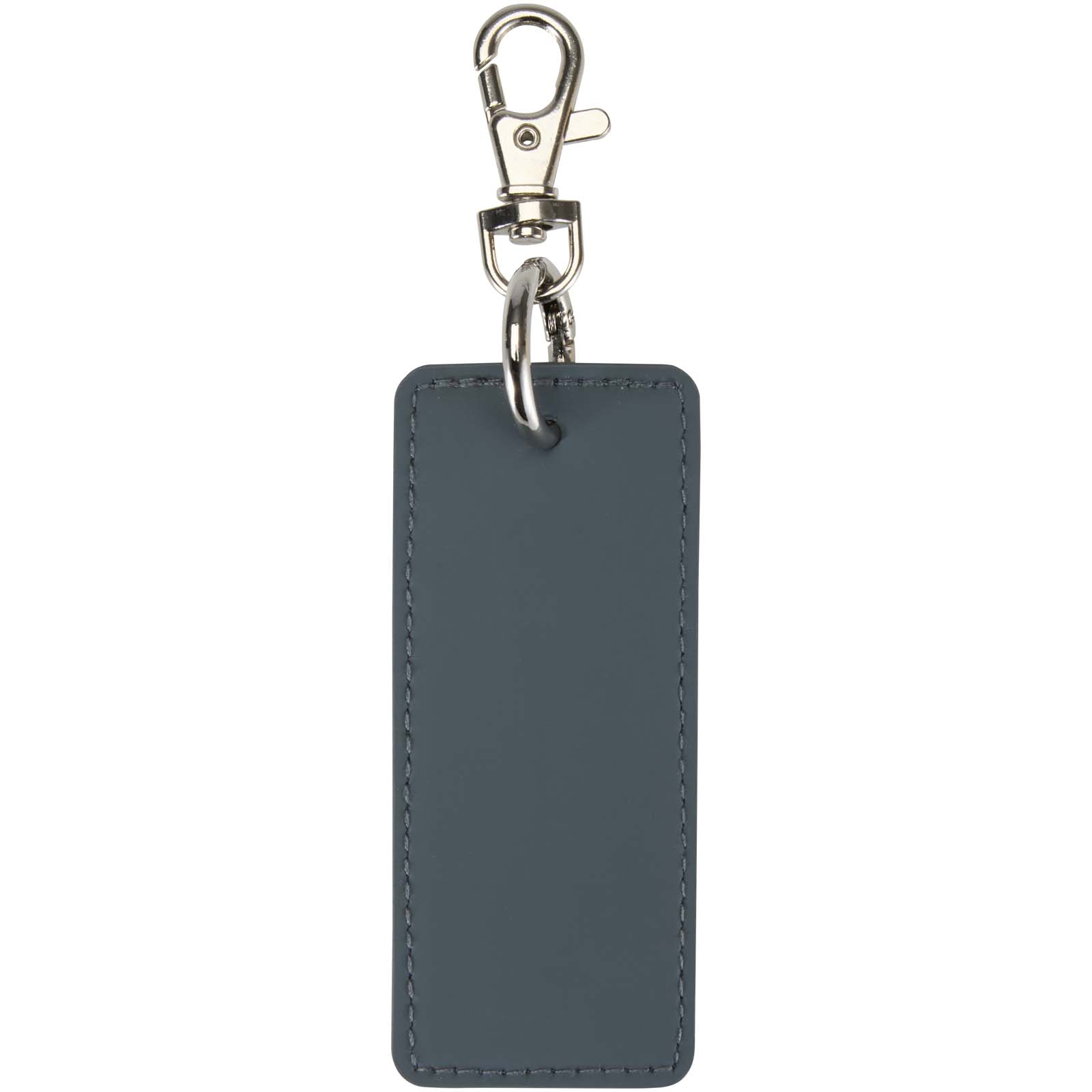Resi Plus GRS recycled rectangle charm keychain