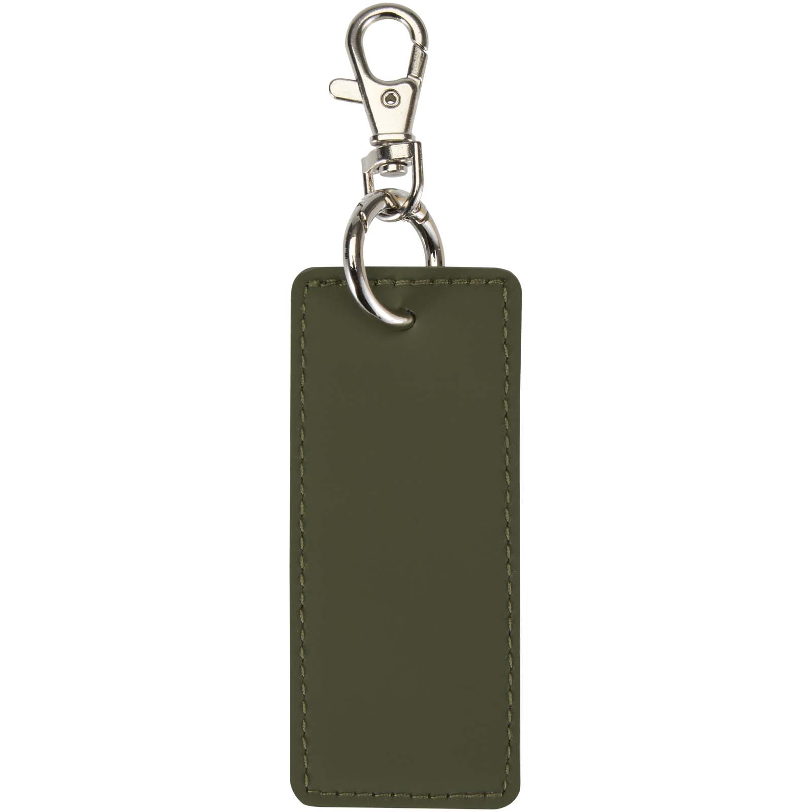 Resi Plus GRS recycled rectangle charm keychain