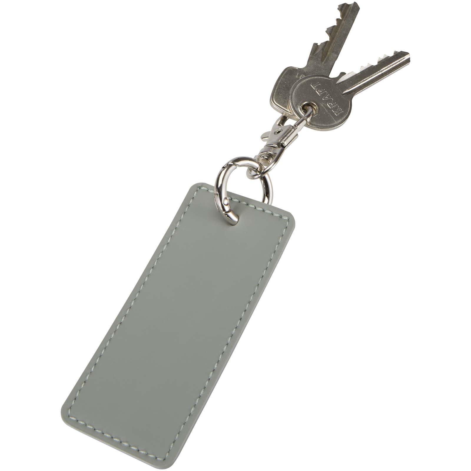Resi Plus GRS recycled rectangle charm keychain