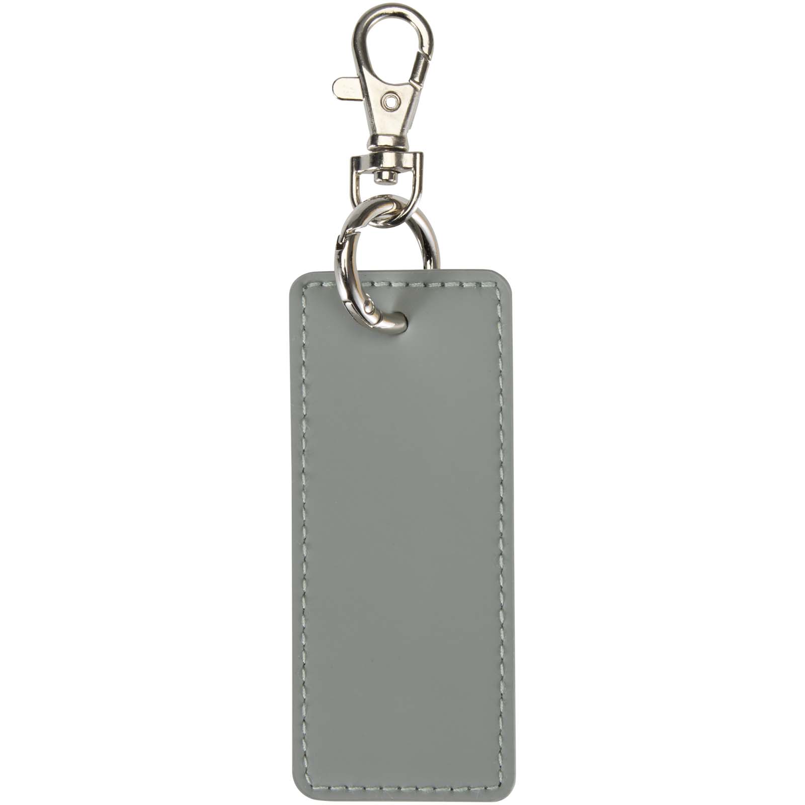 Resi Plus GRS recycled rectangle charm keychain