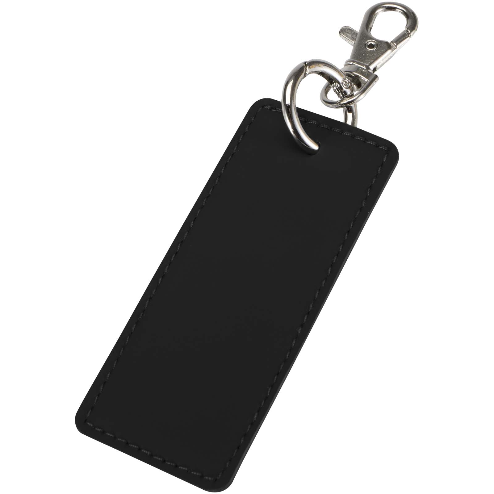 Resi Plus GRS recycled rectangle charm keychain