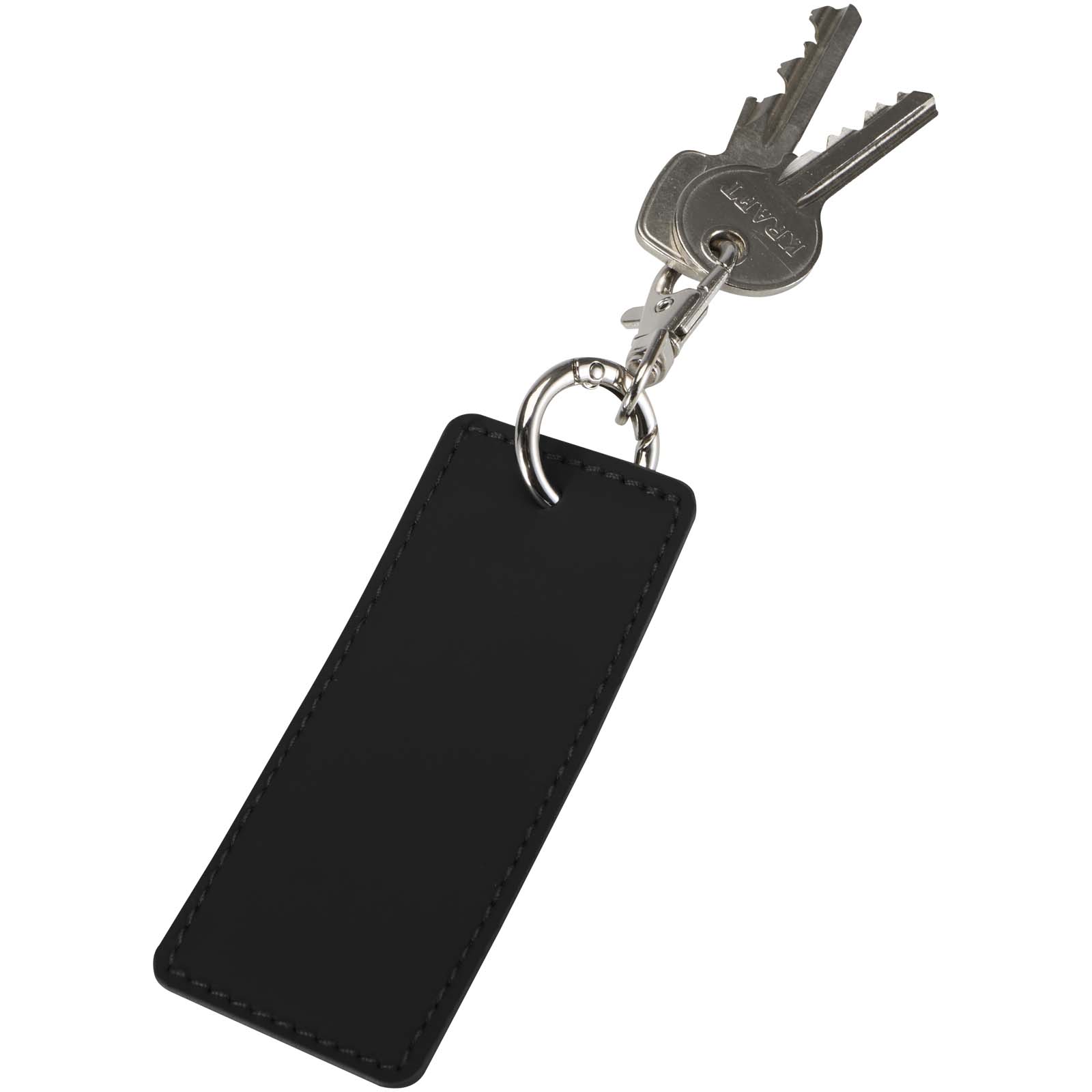 Resi Plus GRS recycled rectangle charm keychain