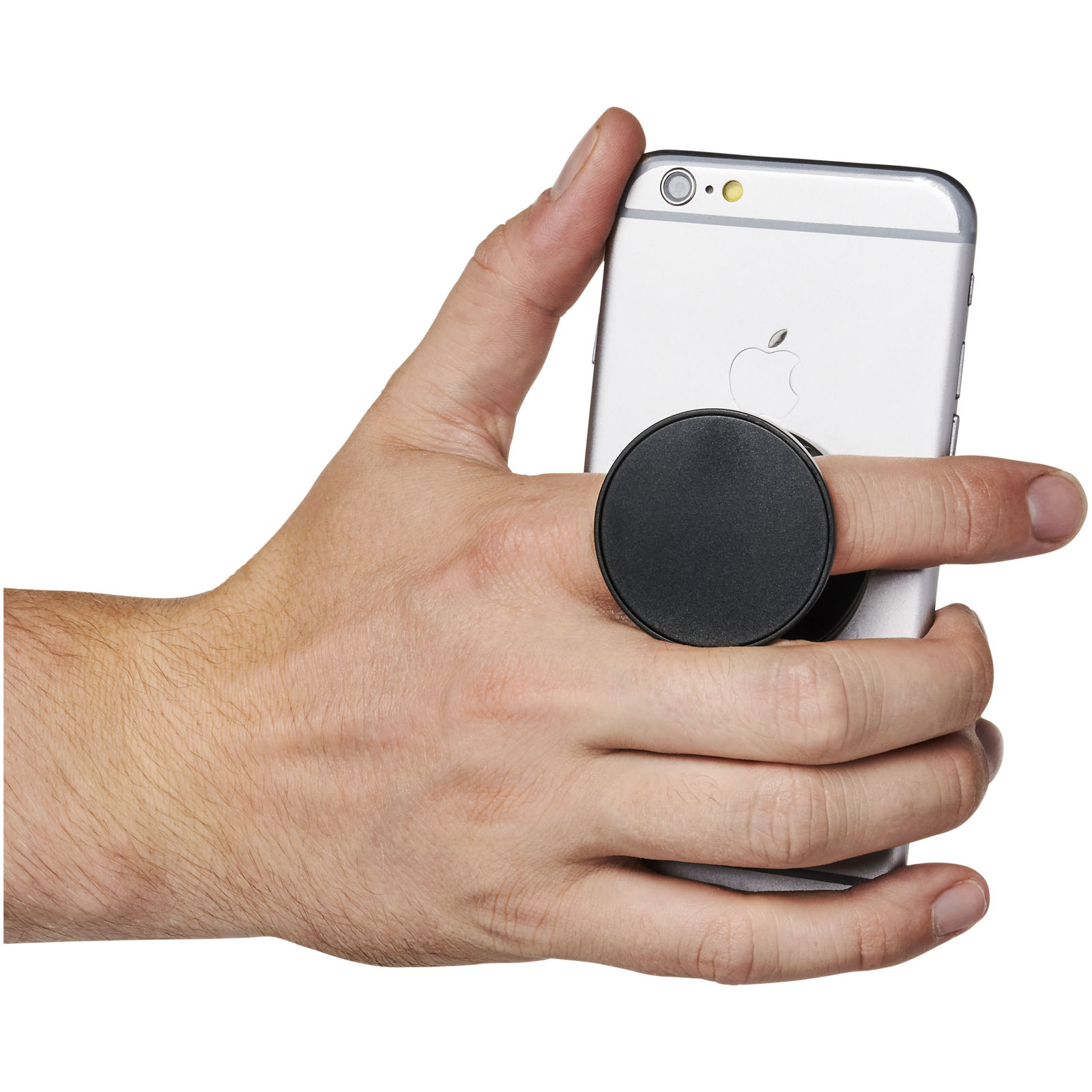 Brace phone stand with grip