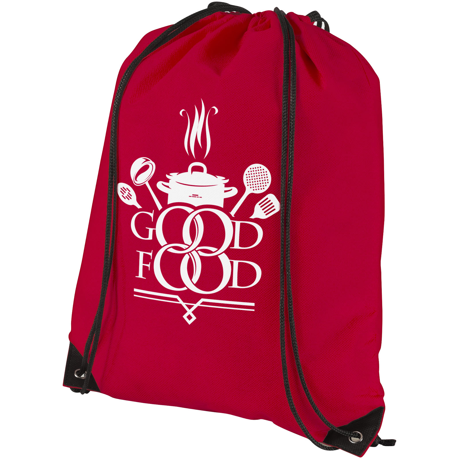 Evergreen non-woven drawstring bag 5L