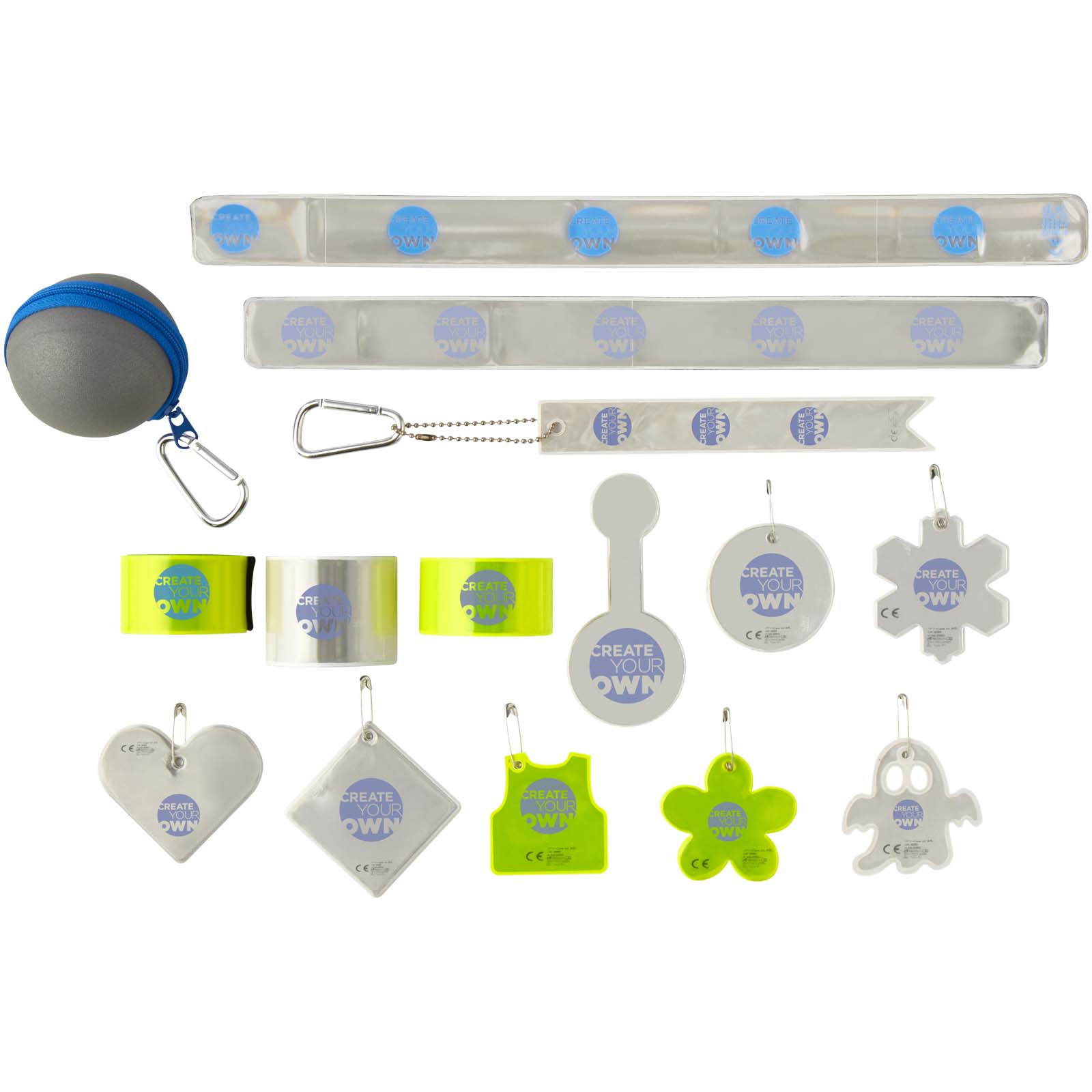 Reflective products sample box