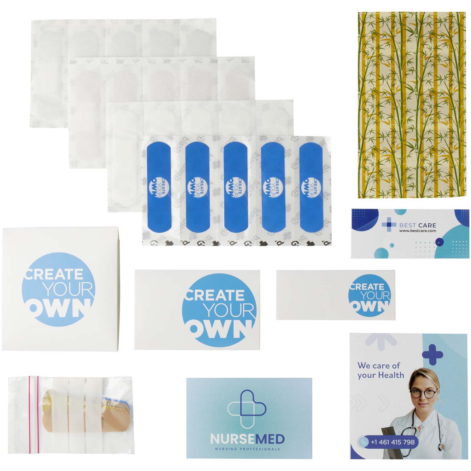 Plaster sample box