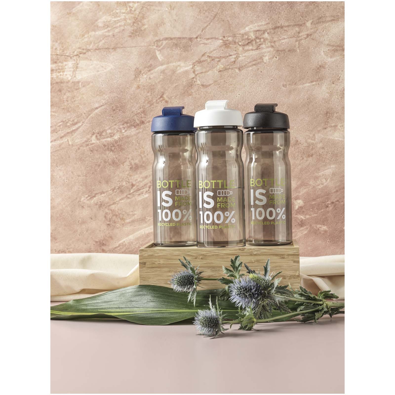 H2O Active® Eco POP Base 650 ml flip lid sport bottle