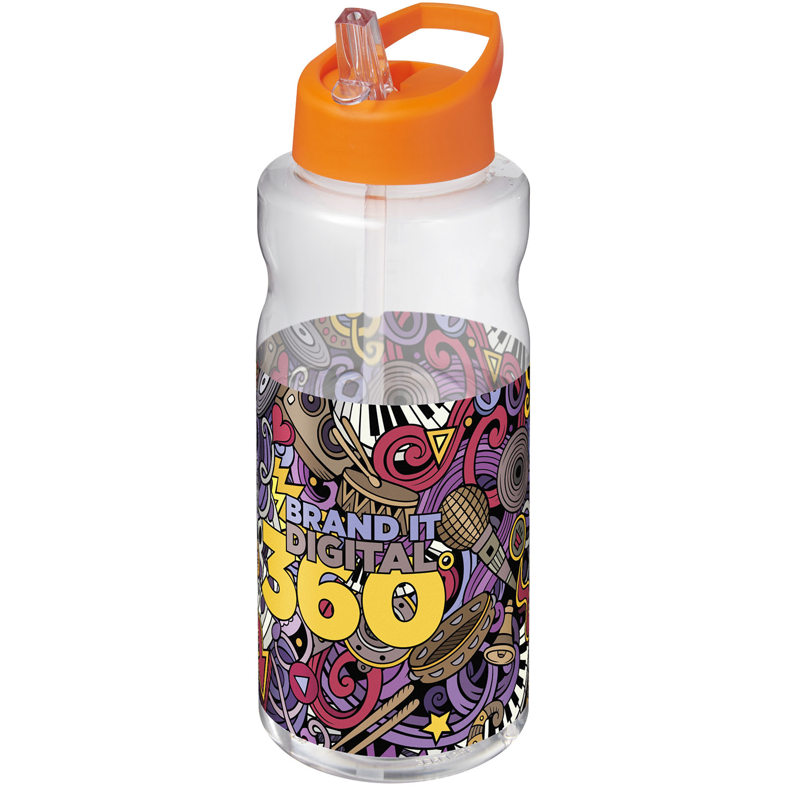 H2O Active® Big Base 1 litre spout lid sport bottle