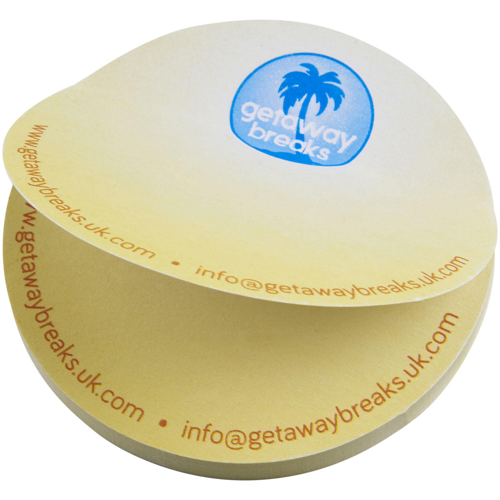 Sticky-Mate® circle-shaped recycled sticky notes