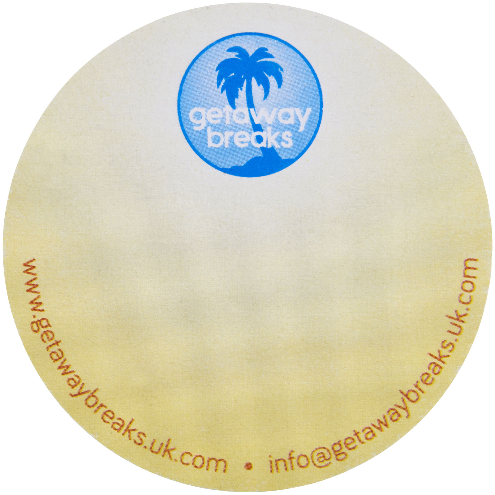 Sticky-Mate® circle-shaped recycled sticky notes