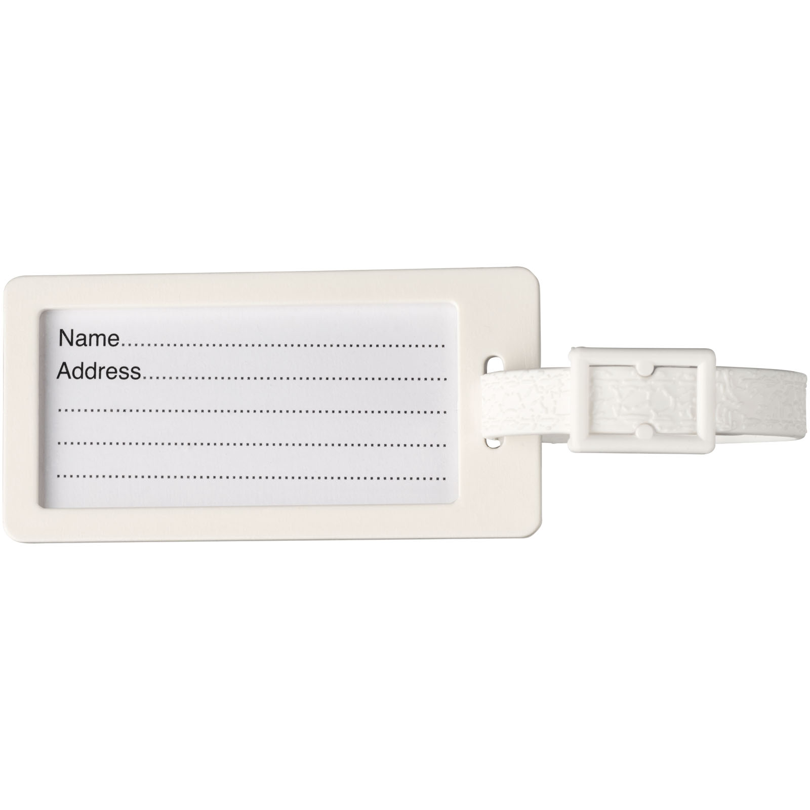 River recycled window luggage tag
