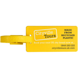 River recycled window luggage tag