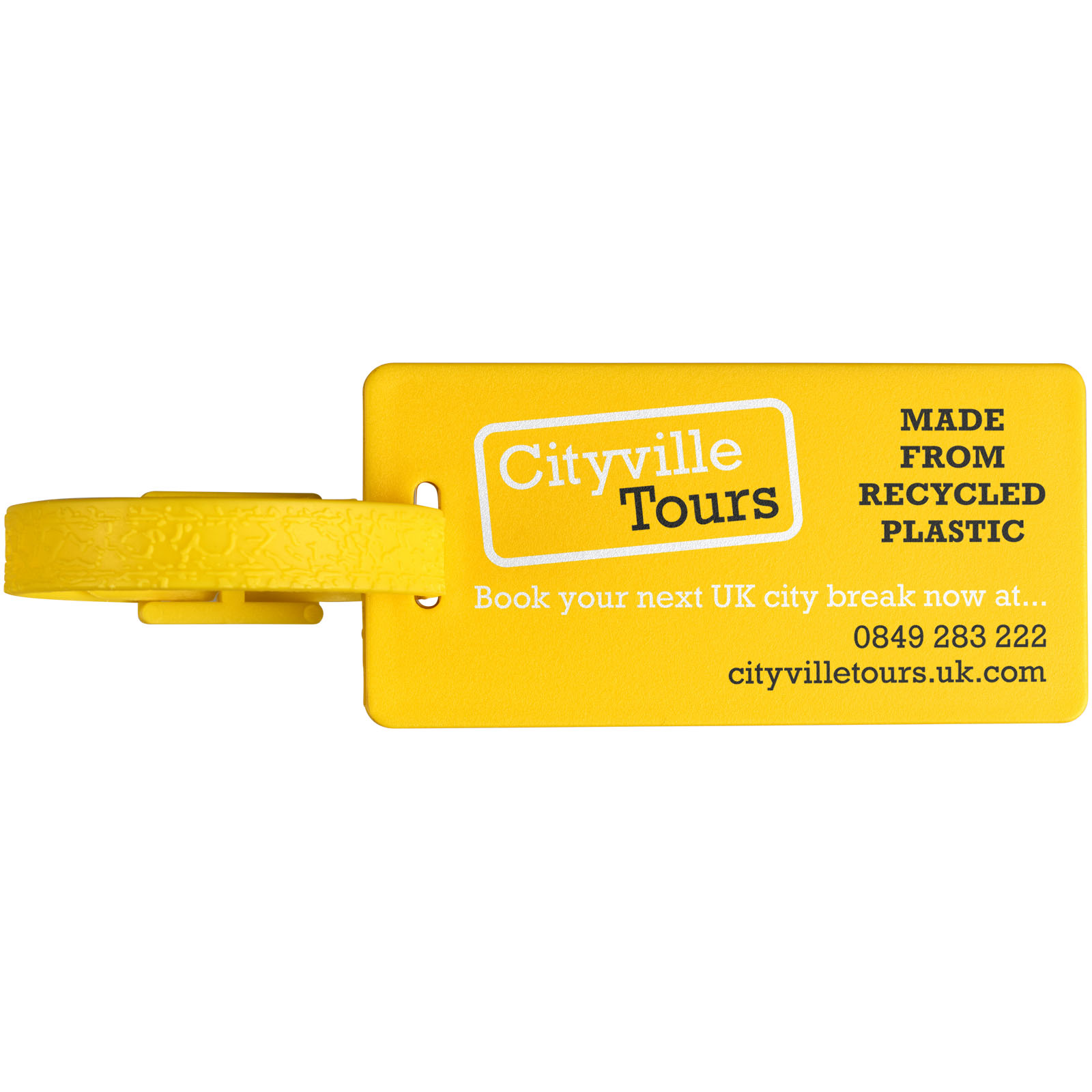 River recycled window luggage tag
