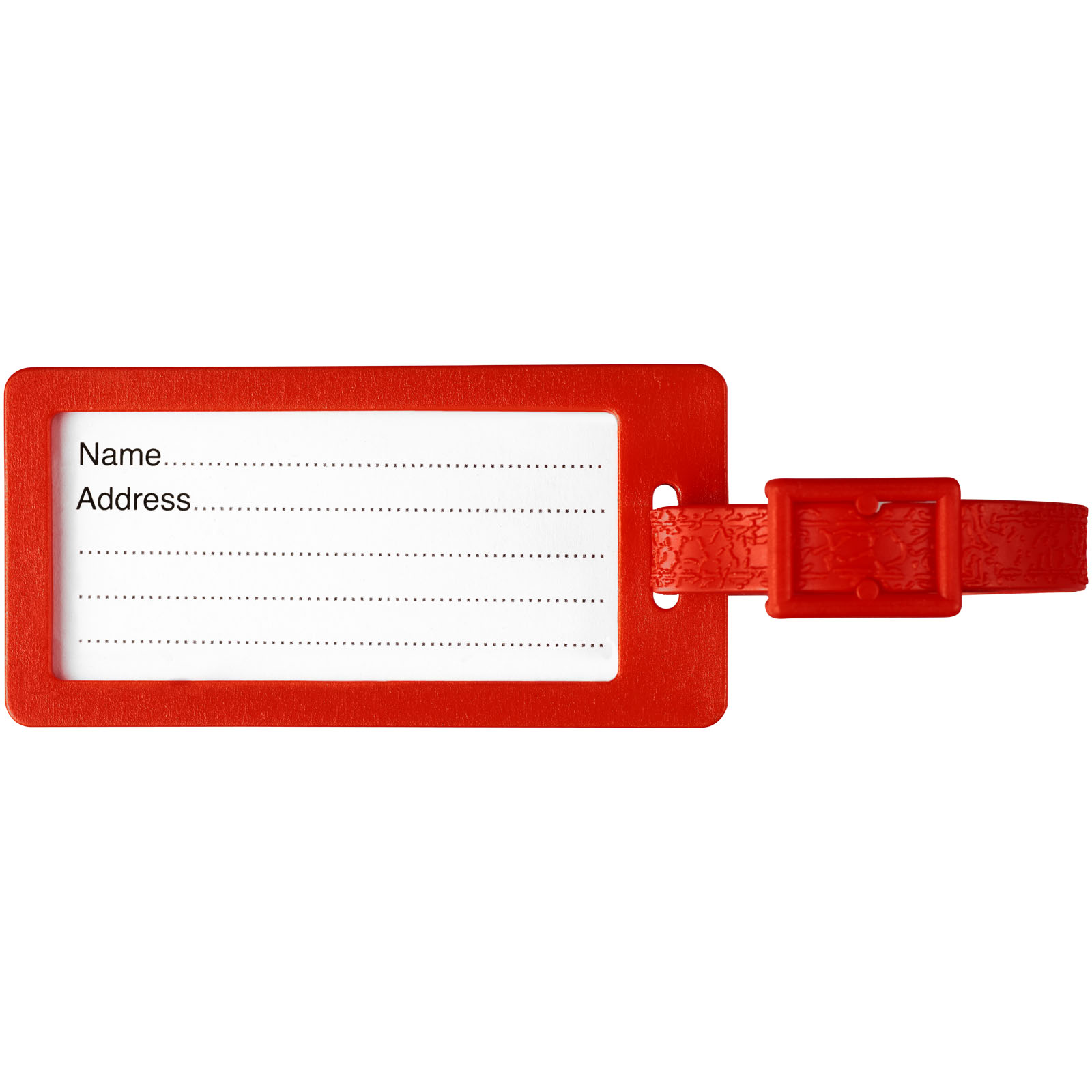 River recycled window luggage tag