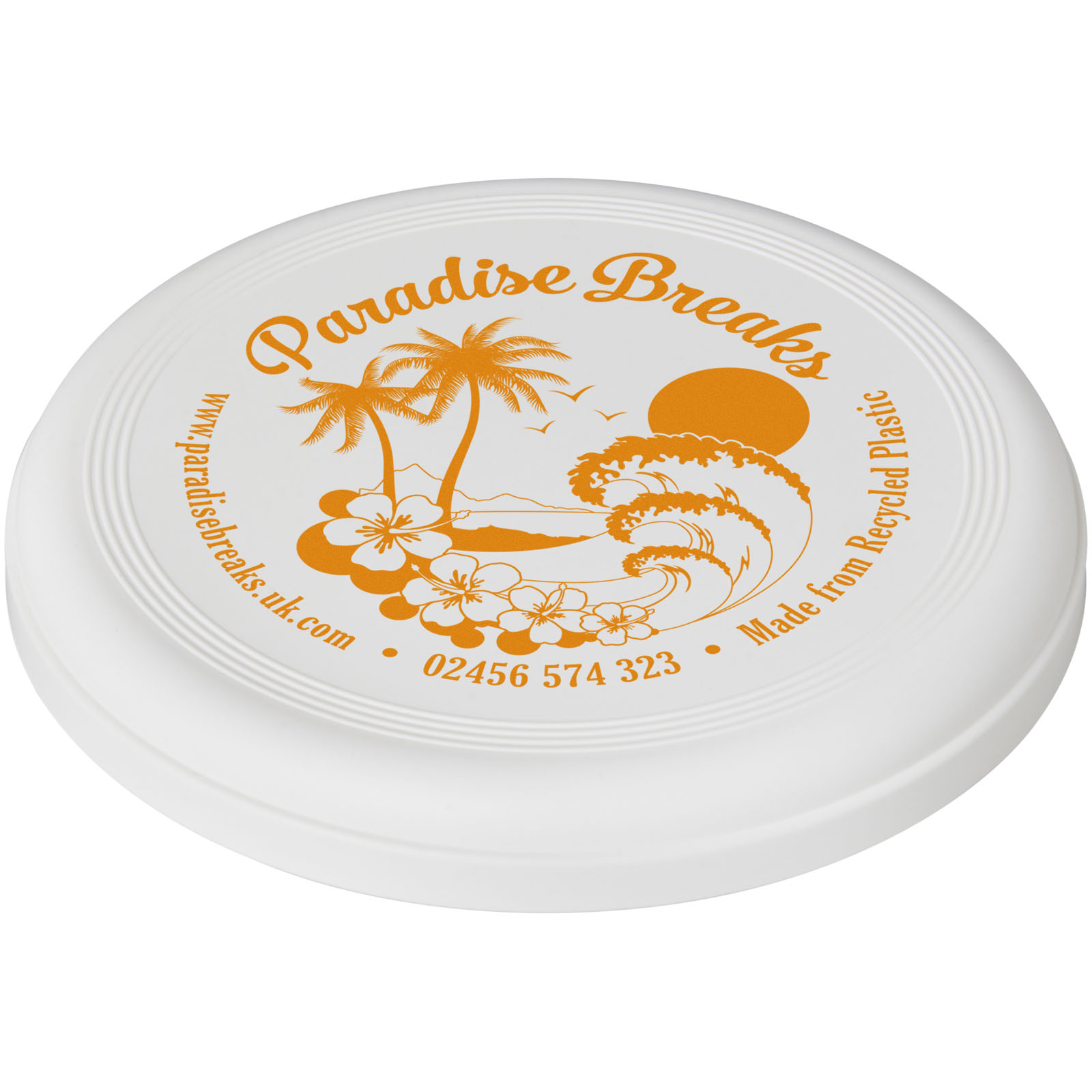 Crest recycled flying disc