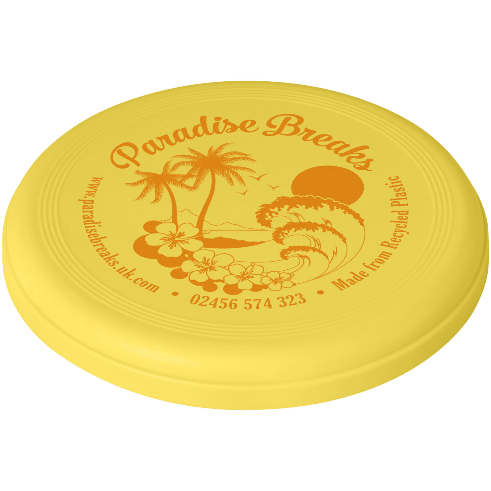 Crest recycled flying disc