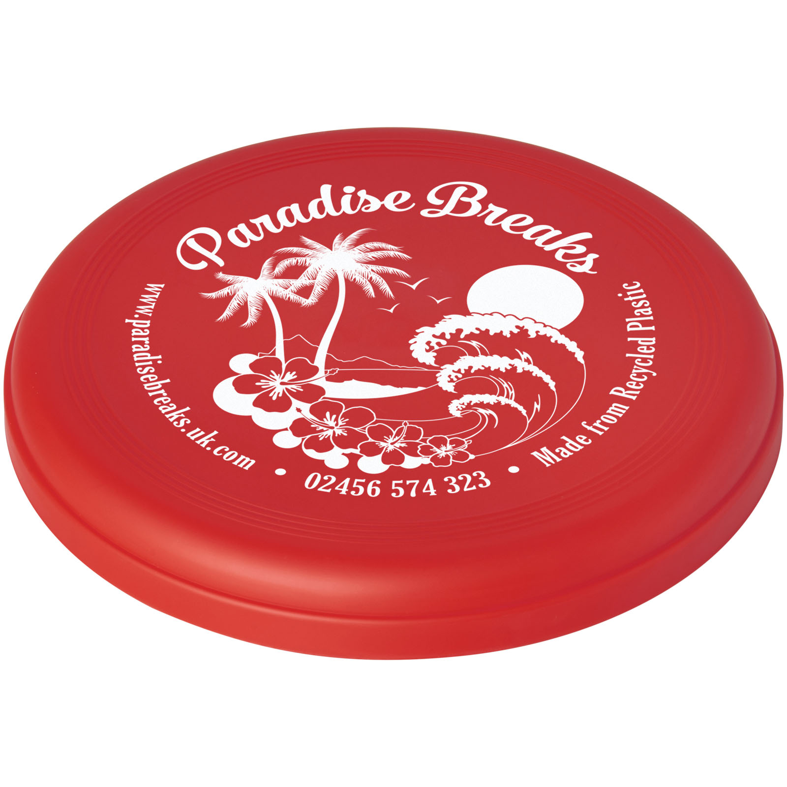Crest recycled flying disc