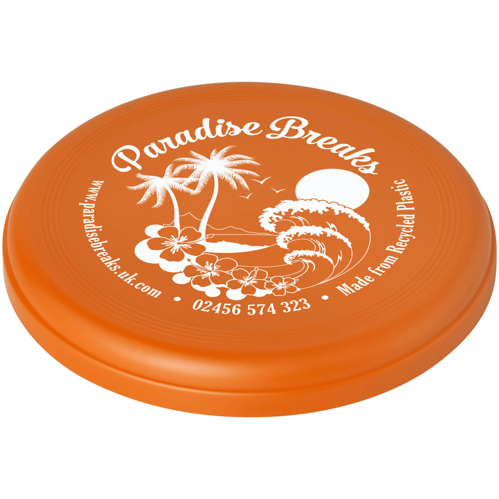 Crest recycled flying disc