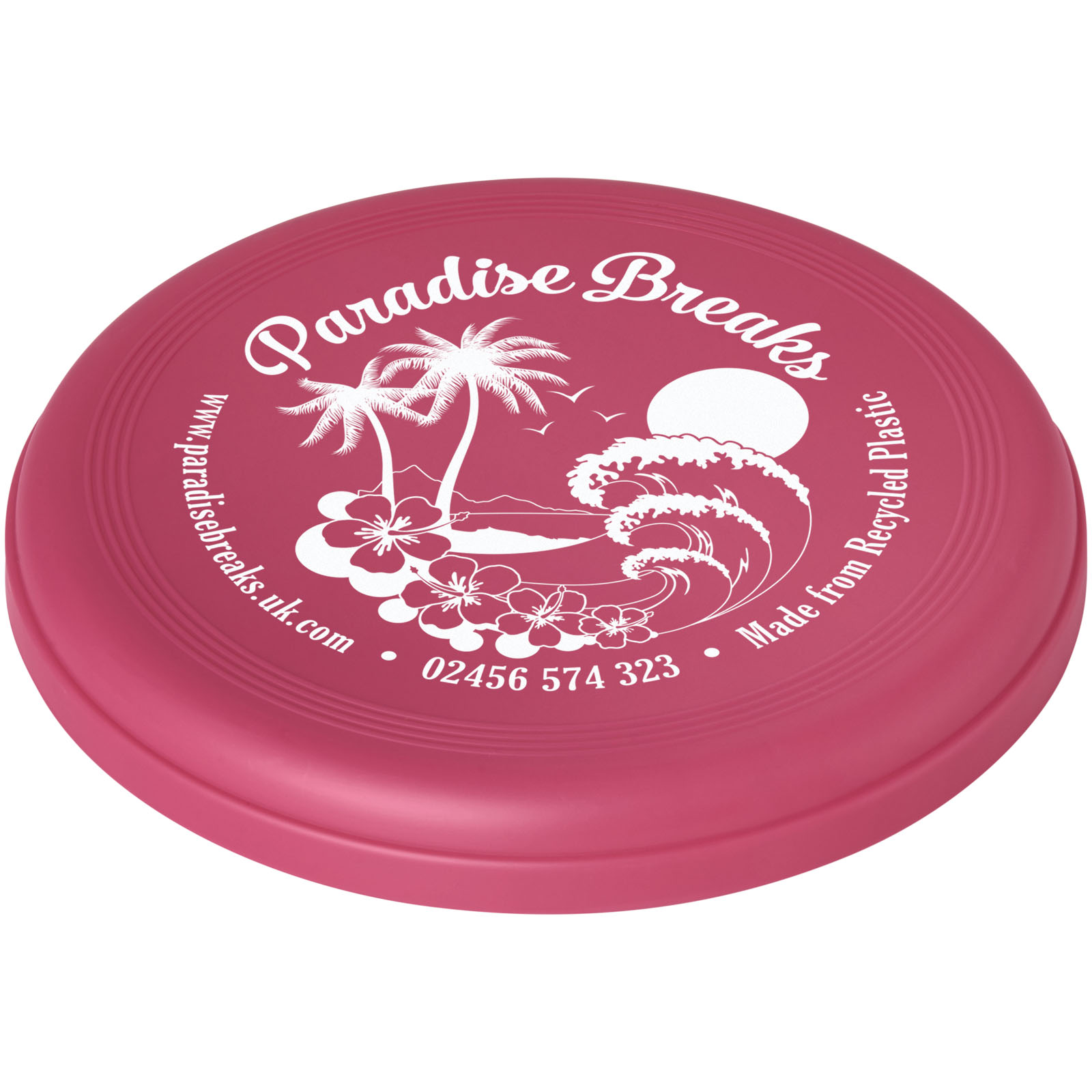 Crest recycled flying disc