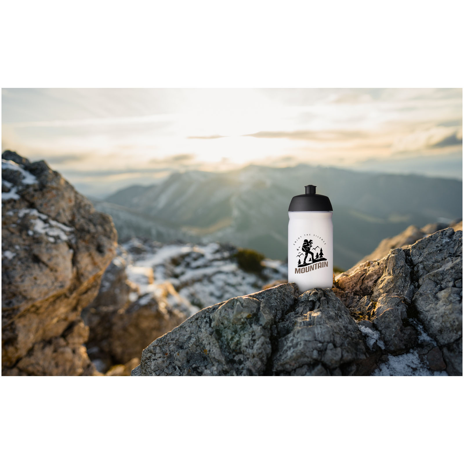 HydroFlex™ Clear 500 ml squeezy sport bottle
