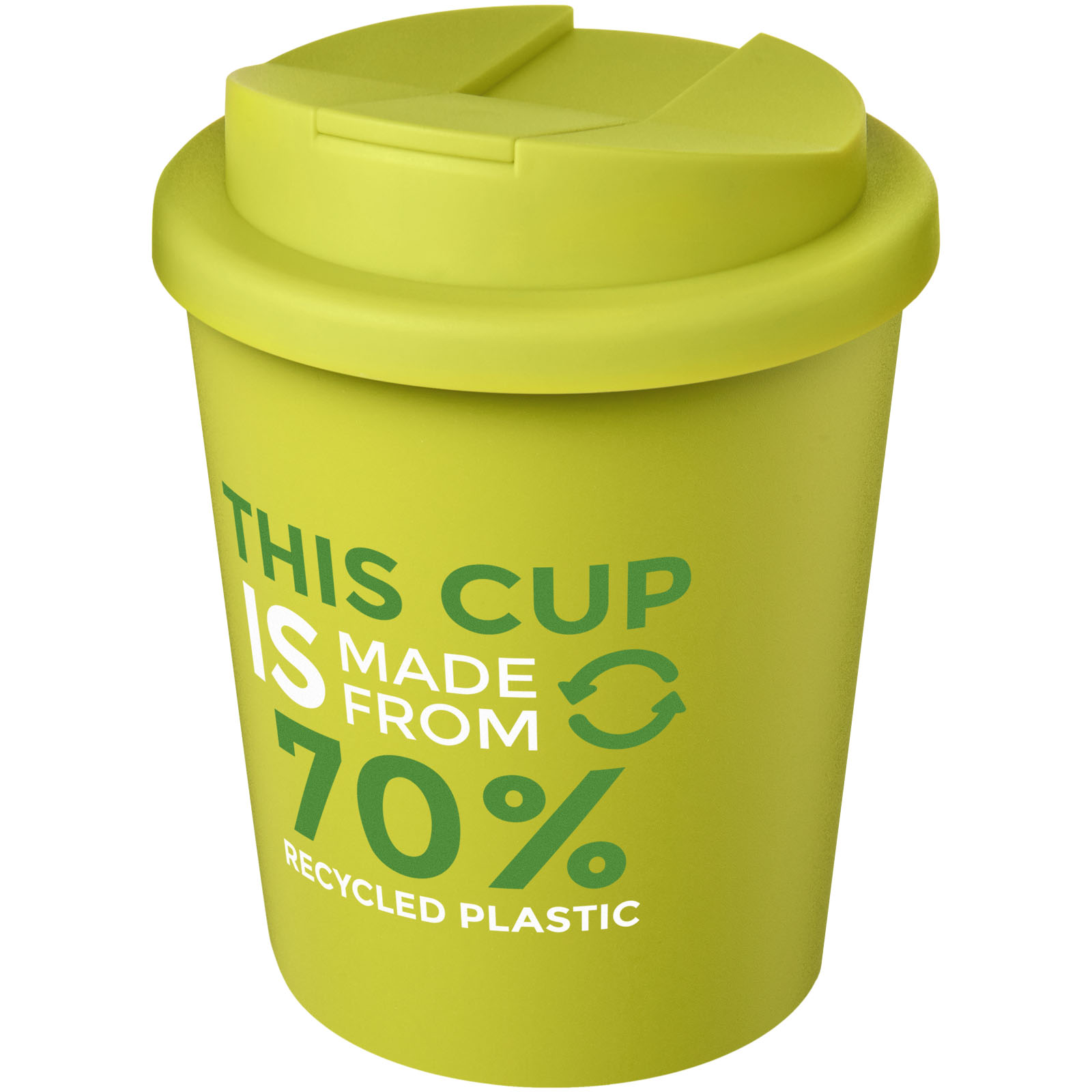 Americano® Espresso Eco 250 ml recycled tumbler with spill-proof lid