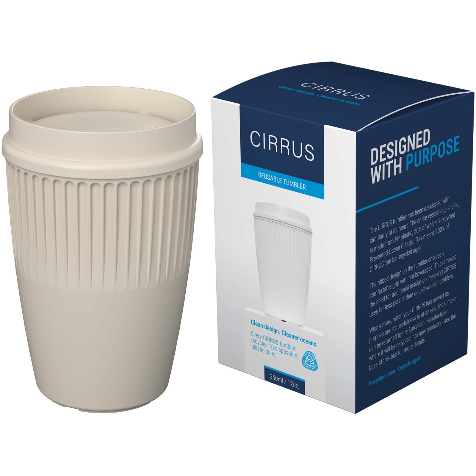 Cirrus POP 350 ml tumbler with 360° lid