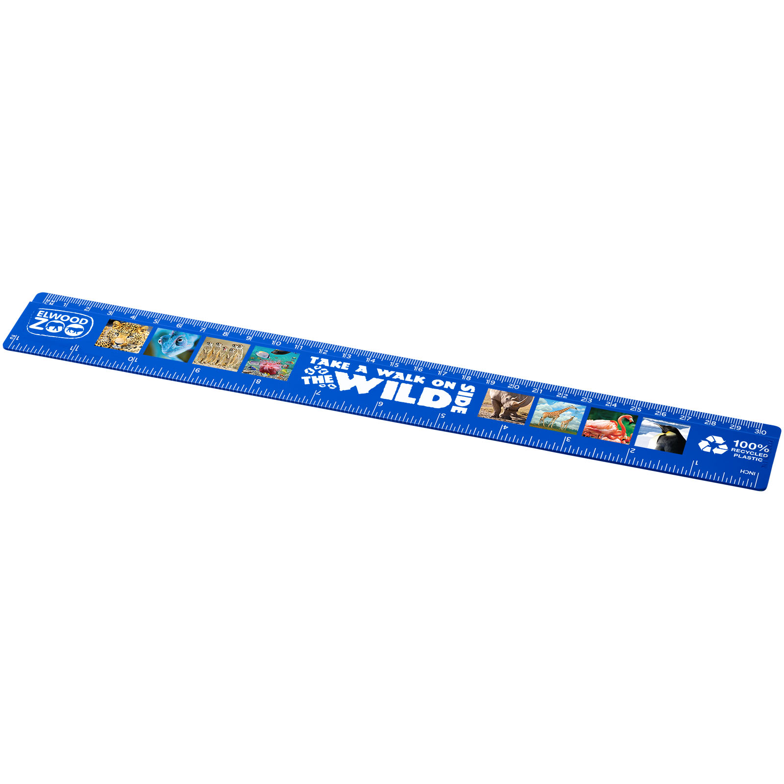 Refari 30 cm recycled plastic ruler