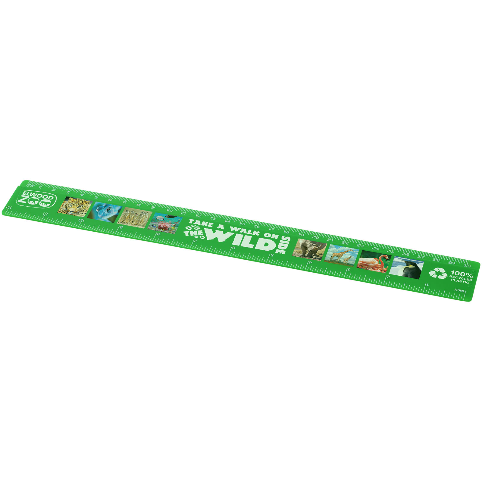 Refari 30 cm recycled plastic ruler