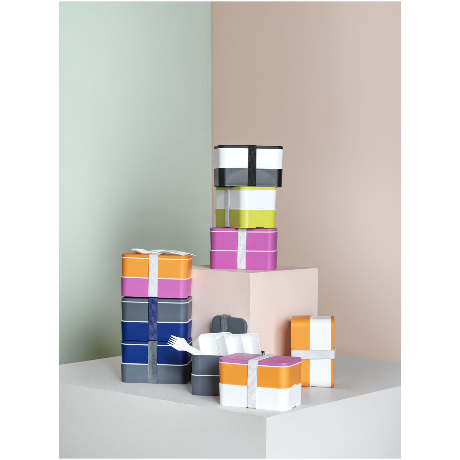 MIYO 700+700 ml double layer lunch box