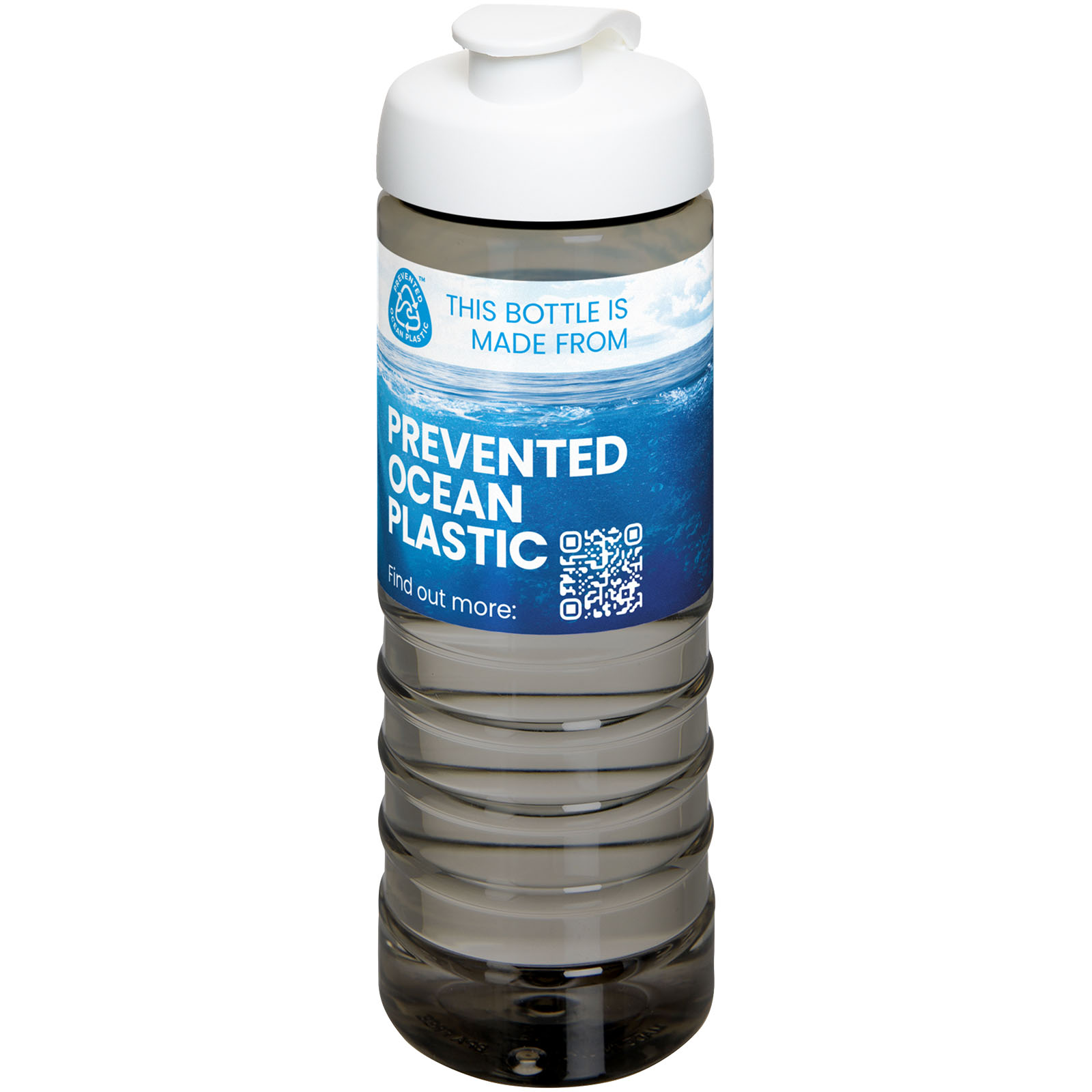 H2O Active® Eco Treble 750 ml flip lid sport bottle
