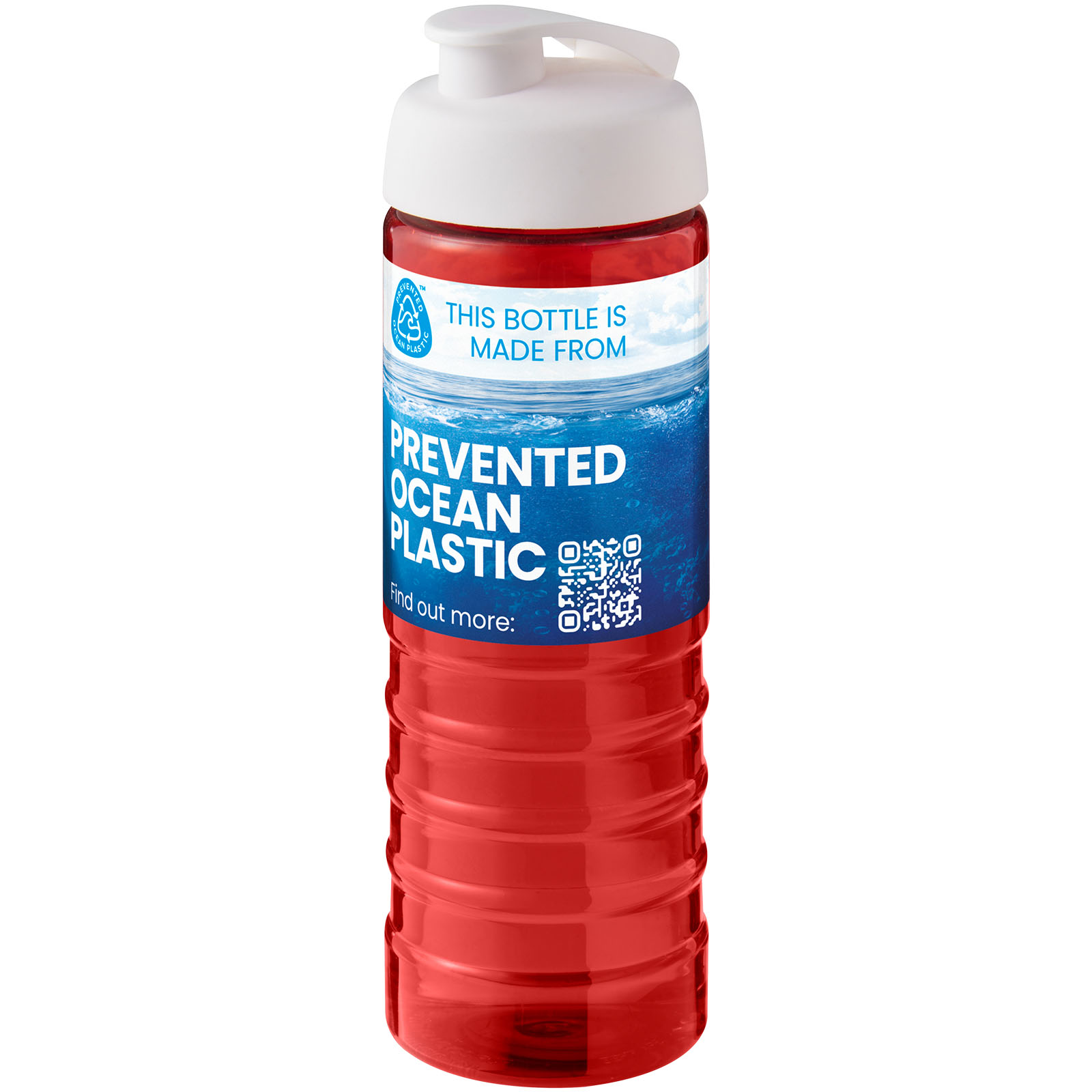 H2O Active® Eco Treble 750 ml flip lid sport bottle