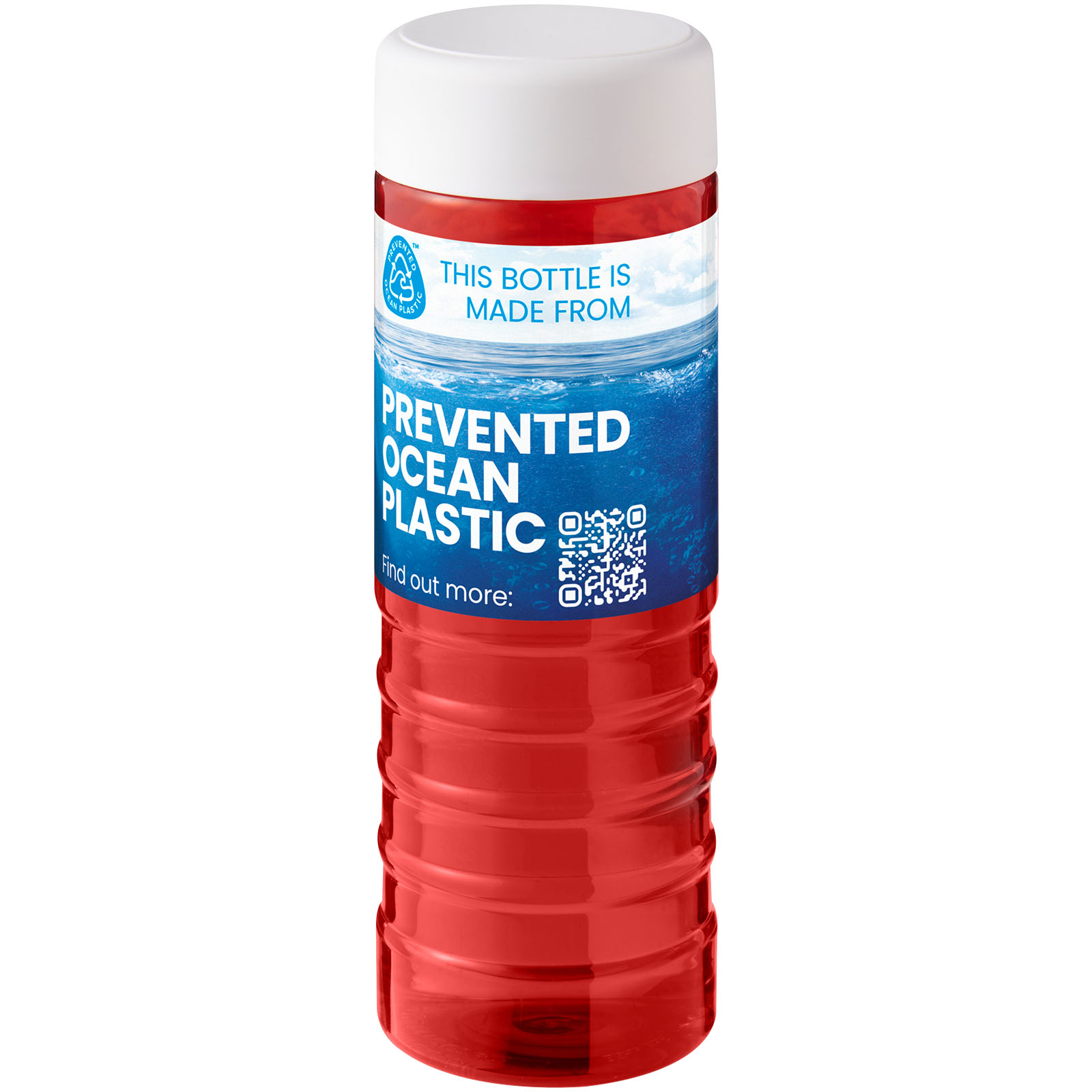 H2O Active® Eco Treble 750 ml screw cap water bottle