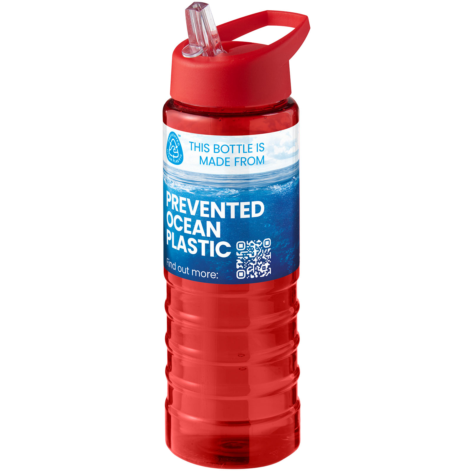 H2O Active® Eco Treble 750 ml spout lid sport bottle