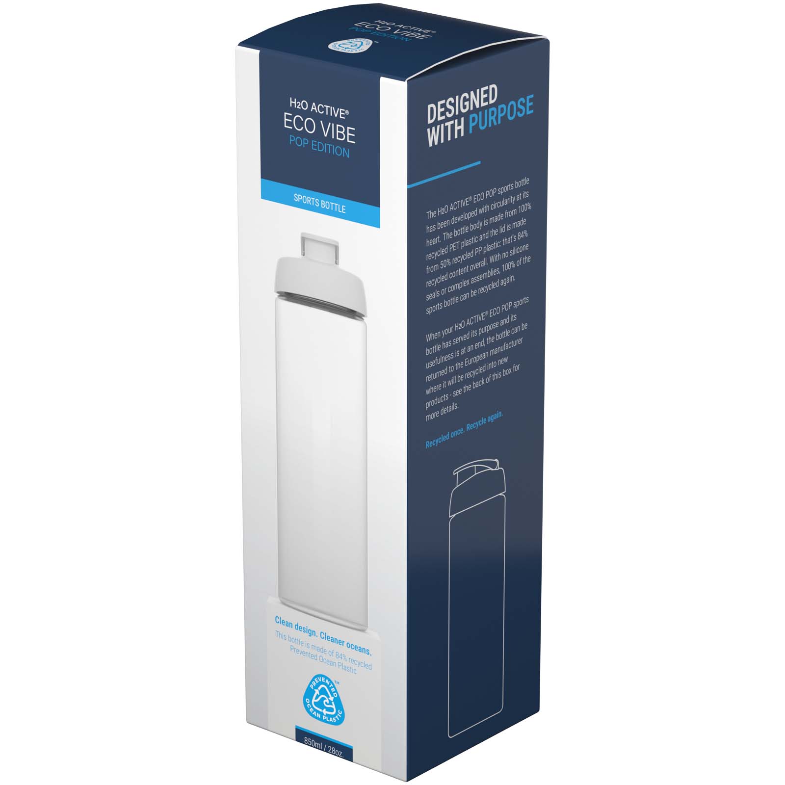 H2O Active® Eco POP Vibe 850 ml flip lid sport bottle