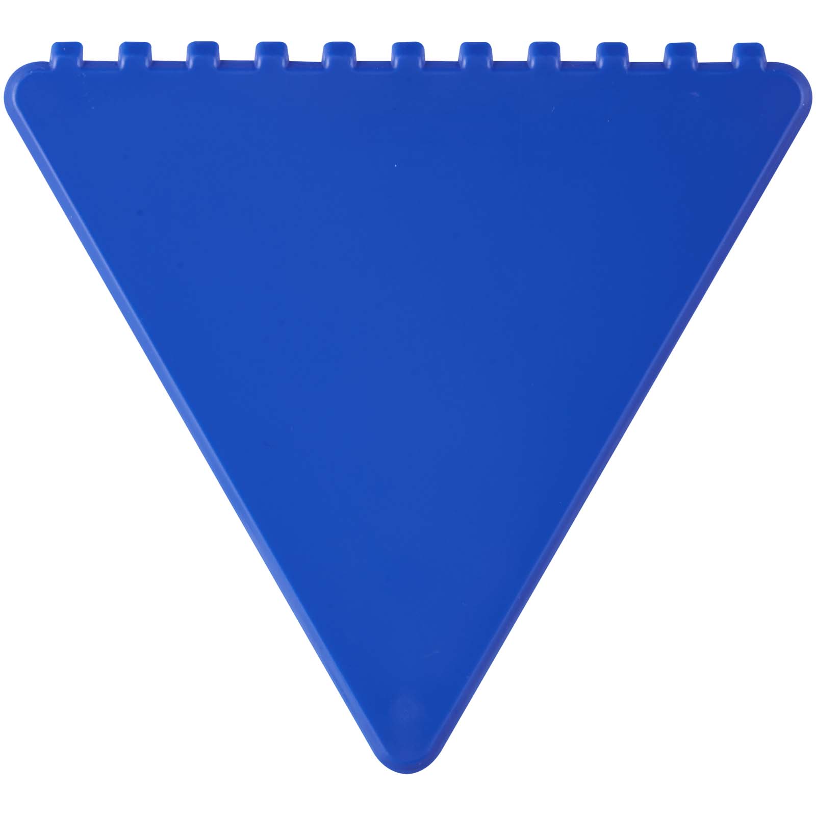 Frosty triangular recycled plastic ice scraper