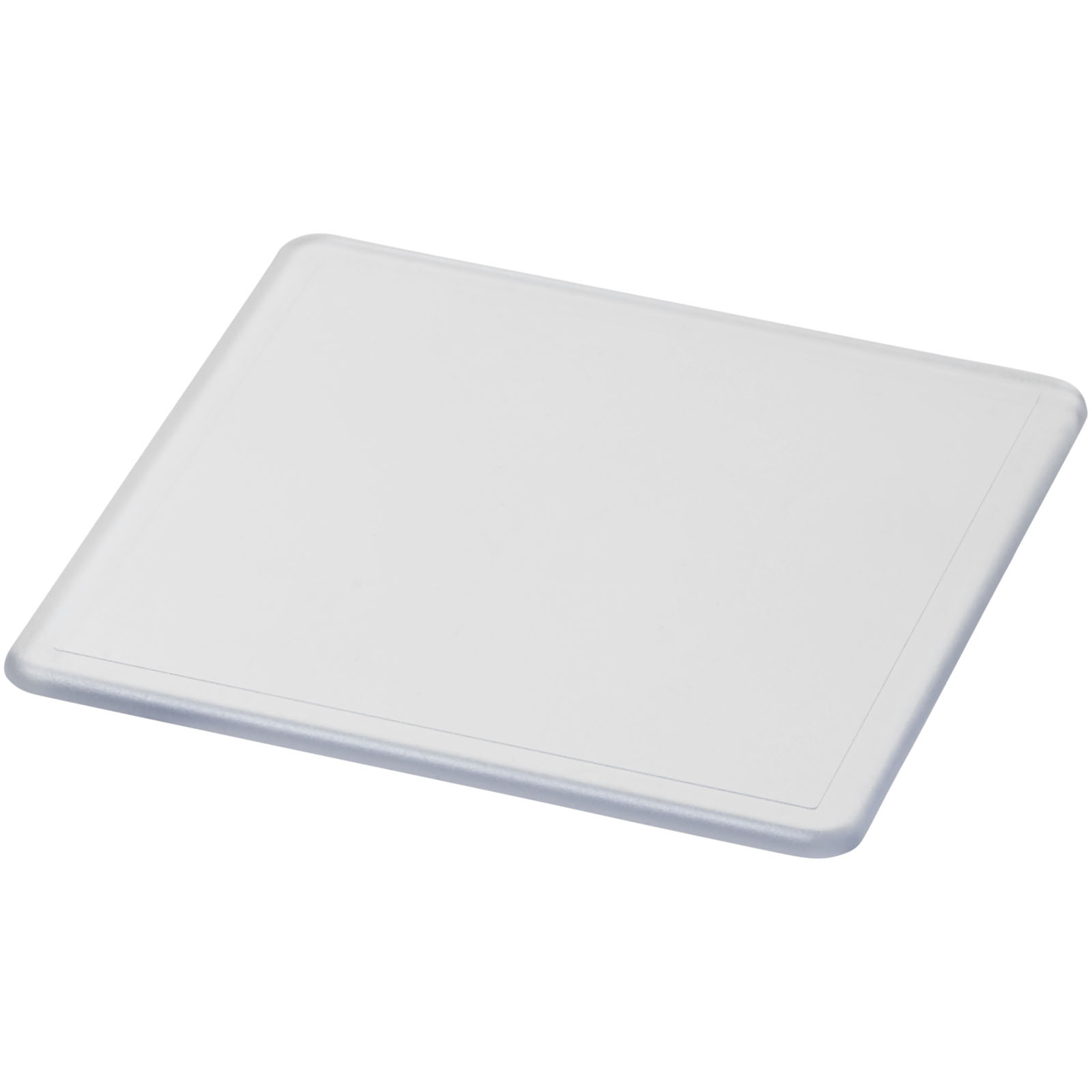 Renzo square plastic coaster