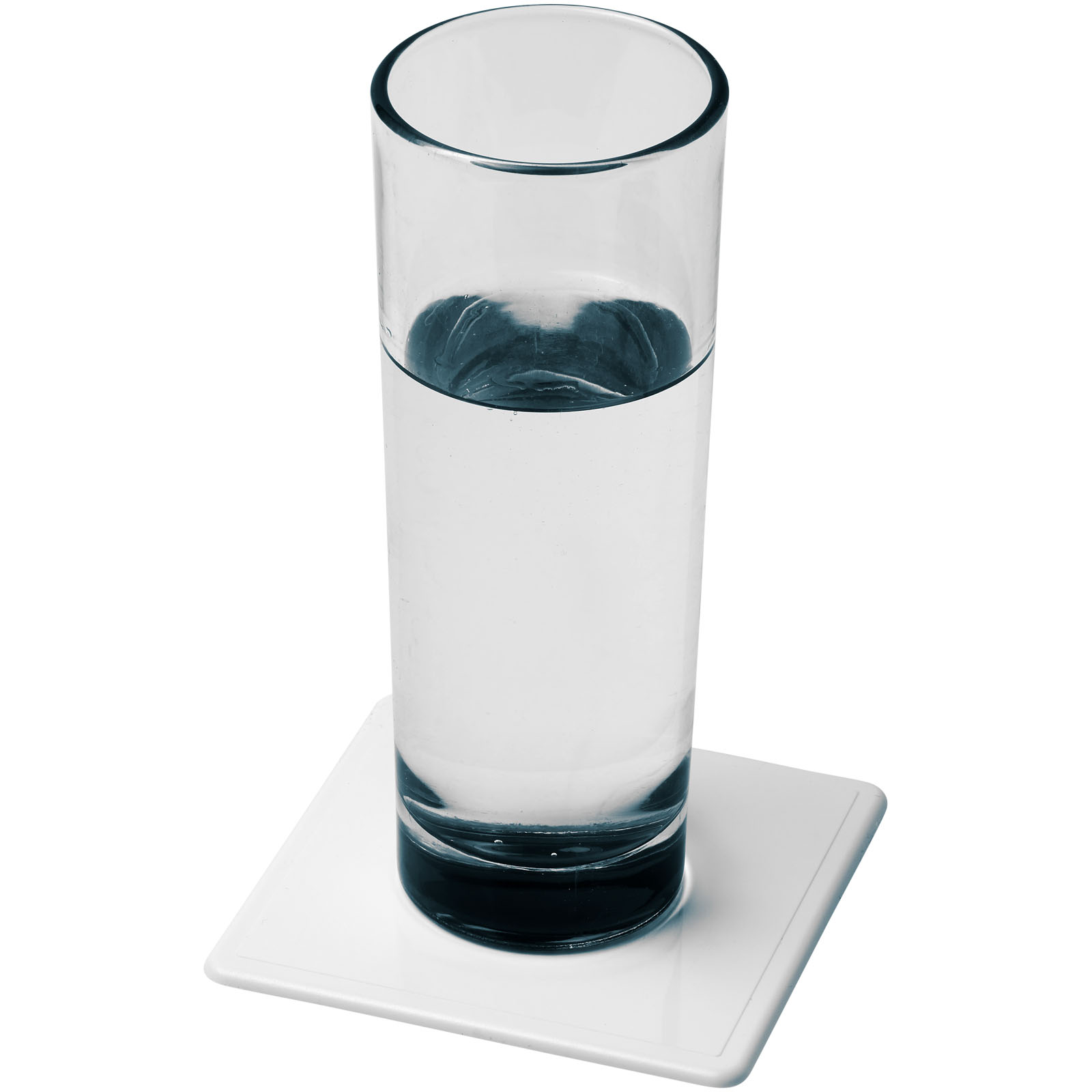Renzo square plastic coaster