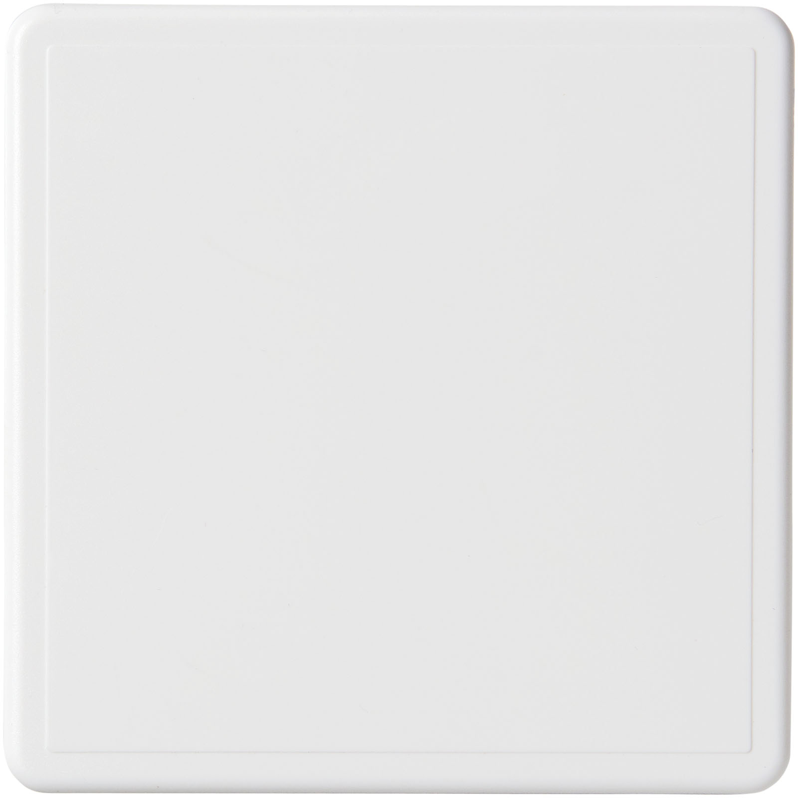 Renzo square plastic coaster
