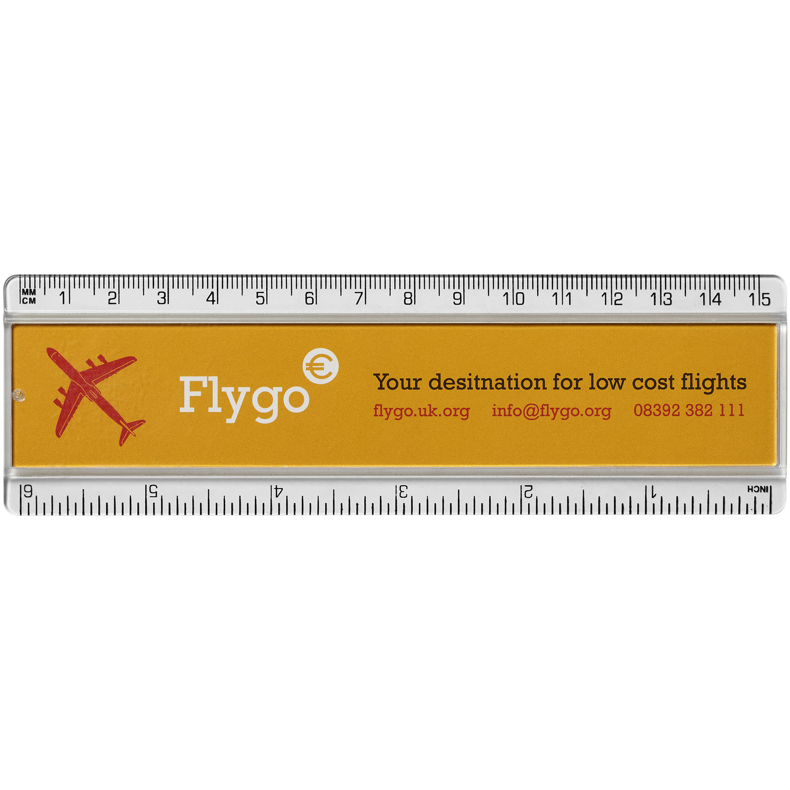Ellison 15 cm plastic insert ruler